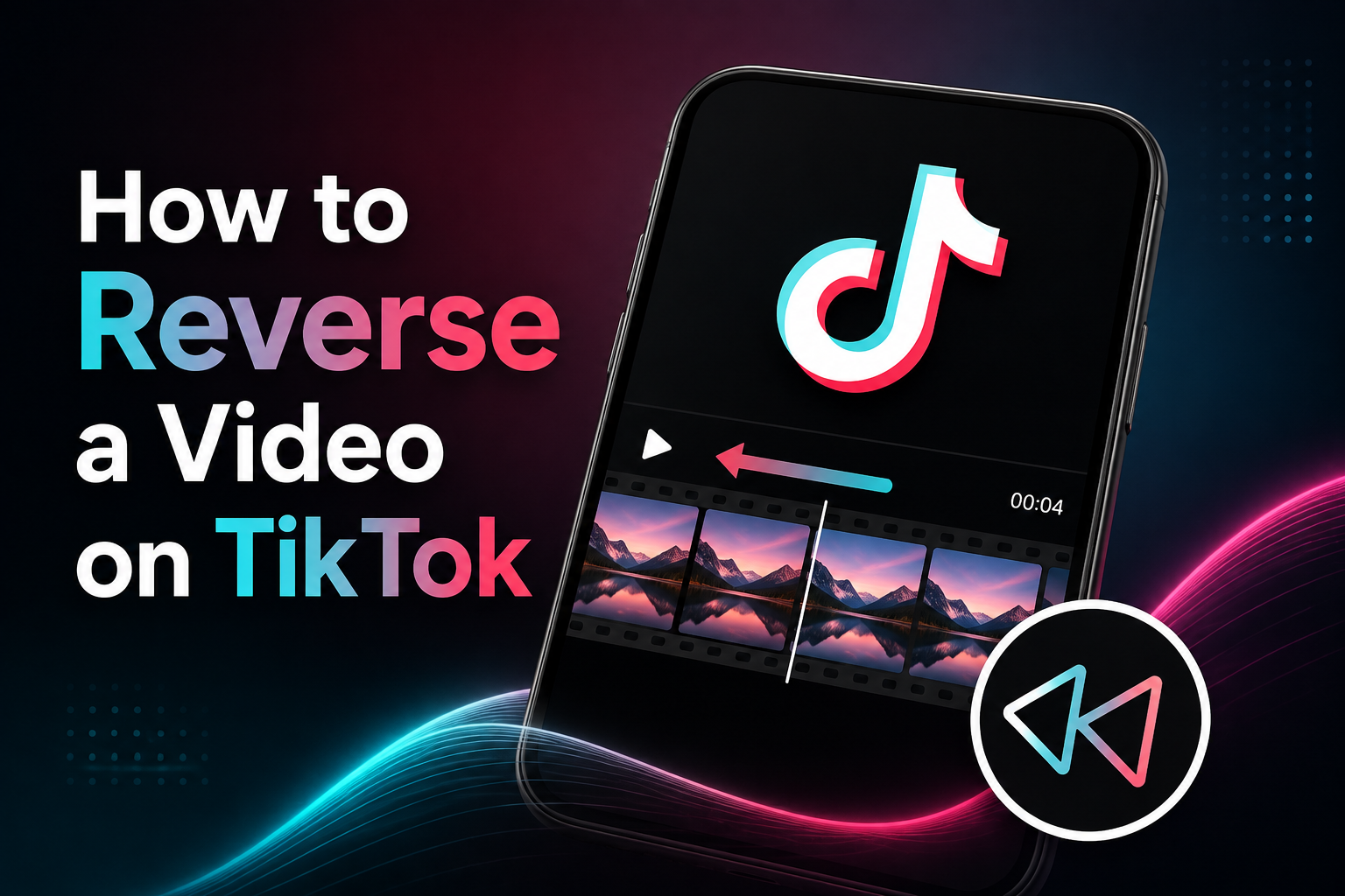 How to reverse a video on TikTok
